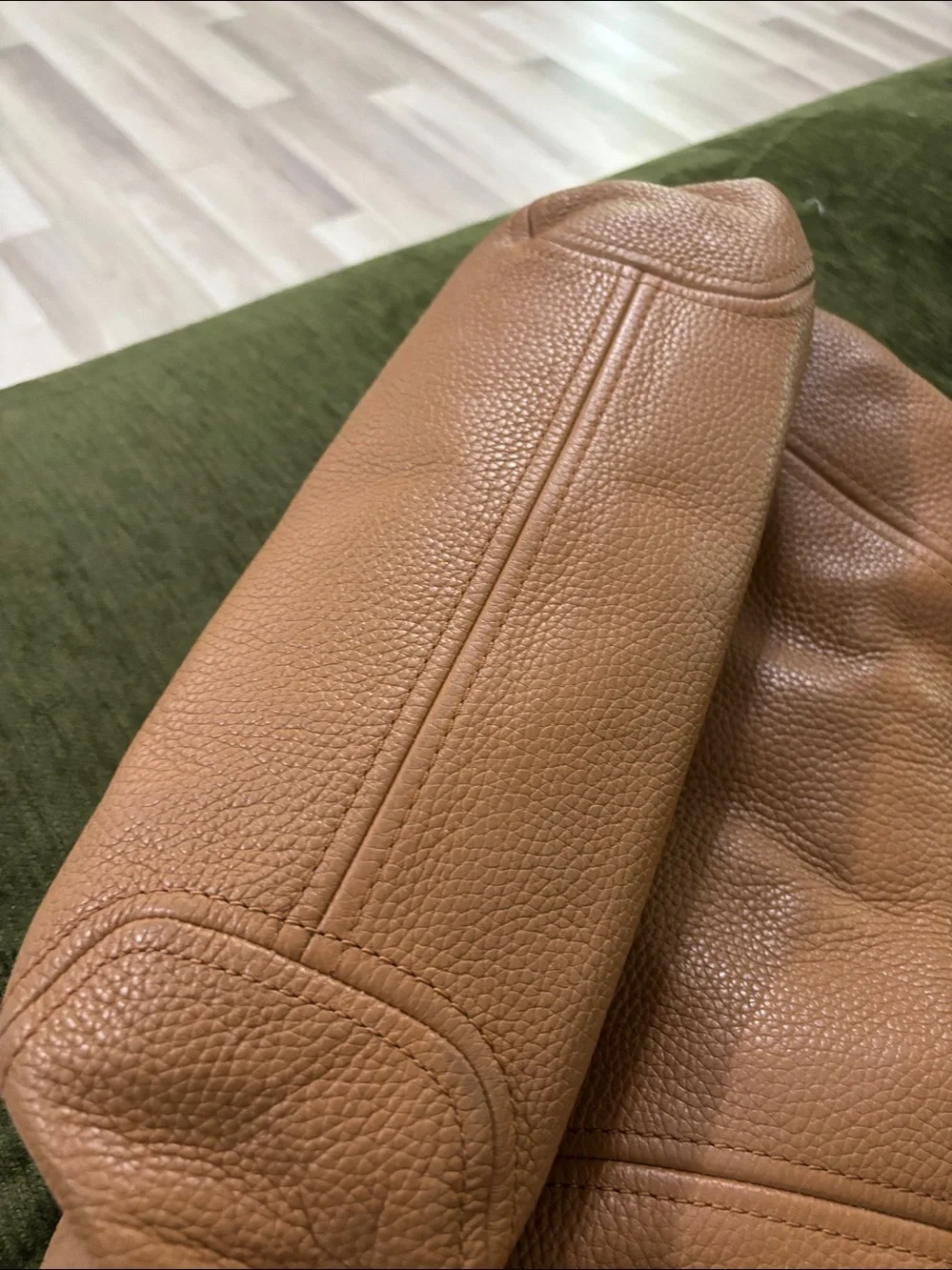 Michael Kors Large Fulton Tote Camel Leather Shoulder Bag